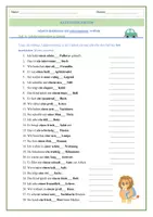 Vorschau - Arbeitsblätter - Adjektivdeklination - Seite 1