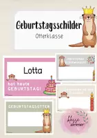 Vorschau - Poster - Tafelschilder Geburtstagskind Otterklasse - Deckblatt