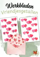 Voorbeeld - Werkbladen Vriendjesgetallen tot 10 | Rekenen Groep 3 - Voorblad