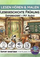 Vorschau - Unterrichtsreihen - Lesen üben - Lesetexte im Frühling Klasse 2-4 - Materialpaket - Seite 1