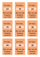Vorschau - Stationenlernen - 1x1-Kartenspiel – Einmaleins erweitern und festigen (1–6, 8, 10, + 7) - Seite 2