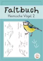 Vorschau - Mal- und Bastelvorlagen - Mini-Faltbuch Heimische Vögel 2 - Bastelvorlage für den Sachunterricht - Deckblatt