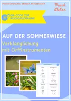Vorschau - Arbeitsblätter - Eine Sommerwiese zum Klingen bringen! - Deckblatt