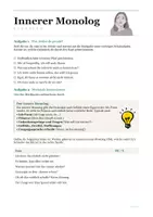 Vorschau - Arbeitsblätter - Schritt für Schritt zum inneren Monolog - Lernpaket mit App - Seite 2