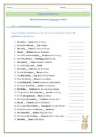 Vorschau - Arbeitsblätter - Adjektivdeklination – bestimmte Artikel - Deckblatt