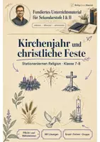 Vorschau - Arbeitsblätter - Kirche & Christentum Klasse 7-8 – Materialpaket Religion - Seite 1