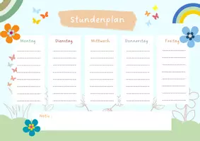 Vorschau - Mal- und Bastelvorlagen - Stunden- und Wochenpläne - Seite 3