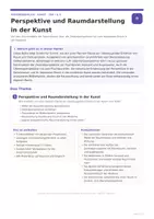 Vorschau - Unterrichtsreihen - Perspektive und Raumdarstellung in der Kunst – Unterrichtsmaterial für Sekundarstufe I & II - Seite 1