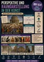 Vorschau - Unterrichtsreihen - Perspektive und Raumdarstellung in der Kunst – Unterrichtsmaterial für Sekundarstufe I & II - Deckblatt