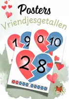 Voorbeeld - Posters Vriendjesgetallen tot 10 | Rekenen Groep 3 | Klassenposters - Voorblad