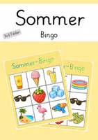 Vorschau - Spiele - Sommer Bingo - Deckblatt
