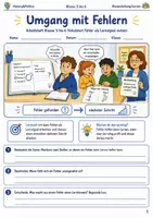 Vorschau - Arbeitsblätter - Umgang mit Fehlern Arbeitsheft Klasse 5 bis 6 Schulstart Fehler als Lernsignal nutzen - Deckblatt