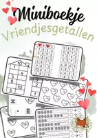 Voorbeeld - Vriendjesgetallen tot 10 | Miniboekje I Rekenen Groep 3 - Voorblad