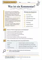 Vorschau - Arbeitsblätter - Kommentar schreiben: Klar Stellung beziehen – Deutsch Klasse 9-10 - Seite 2