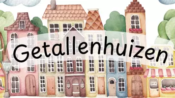 Voorbeeld - Getallenhuizen Digitale Digibordplaten I Rekenen Groep 3 - Pagina 1