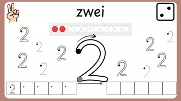 Voorbeeld - Cijfers Schrijven 0-10 | Digitale Digibordplaten I Rekenen Groep 3 | - Pagina 3