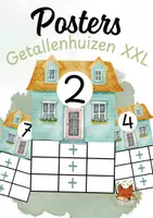 Voorbeeld - Getallenhuizen Posters | Rekenen Groep 3 | Klassenposters voor Getalbegrip - Voorblad