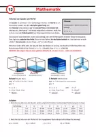 Vorschau - Arbeitsblätter - Geometrie - Volumen Quader und Würfel (Lernzeit 12) - Deckblatt