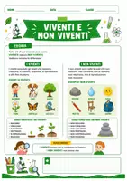 anteprima - Esercizi - Esseri viventi e non viventi - Pagina 1