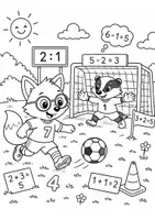 Vorschau - Mal- und Bastelvorlagen - Malbuch Schlaui der Fuchs - Deckblatt