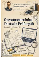 Vorschau - Arbeitsblätter - Operatorentraining Deutsch: Prüfungsfit Klasse 9-10 - Deckblatt