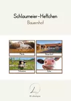 Vorschau - Text - Schlaumeier-Heftchen: Bauernhof (Lesen auf Satzebene, Silbenschrift) - Deckblatt