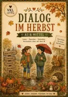 Vorschau - Arbeitsblätter - VKL mit Herz: Dialog im Herbst_DAZ 2fach differenziert - Deckblatt