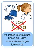 Vorschau - Bildkarten - Sportregeln - Bildkarten zu den Regeln im Sportunterricht Klasse 1-4 - Seite 1