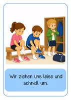 Vorschau - Bildkarten - Sportregeln - Bildkarten zu den Regeln im Sportunterricht Klasse 1-4 - Seite 2
