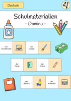 Vorschau - Spiele - Schulmaterialien - Domino - Deckblatt