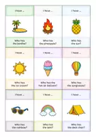 Vorschau - Spiele - Summer holidays (Sommerferien) - I have - Who has? Englisch - Seite 3