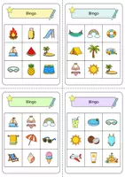 Vorschau - Spiele - SUMMER HOLIDAYS (Sommerferien) Bingo - Seite 1