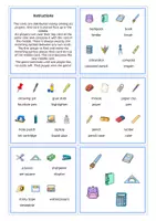 Vorschau - Spiele - School supplies (Schulmaterialien) - Seite 1