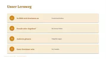 Vorschau - Arbeitsblätter - Wenn ich gewinne – Freude zeigen ohne Angeben | Gewinnen und Verlieren | Ethik Klasse 3/4 - Seite 2