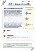 Vorschau - Arbeitsblätter - Textgebundene Erörterung Schritt für Schritt – Deutsch Klasse 9-10 - Seite 2