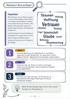 Vorschau - Arbeitsblätter - Wunder Jesu: Stationenlernen Religion Klasse 7-8 - Seite 3