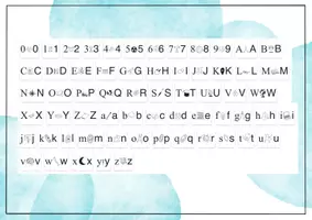 Vorschau - selbst erstellte Schriftarten - Dingbats-Schriftart: Lehrerlies Science - Seite 1