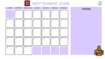 Vista previa - Refuerzo / NEE / Materiales de apoyo - PLANIFICADOR MENSUAL ALUMNADO CURSO 26/27 - página 2