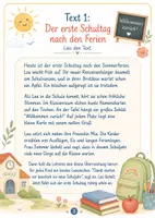 Vorschau - Arbeitsblätter - Schulstart-Leseheft für die Grundschule – 24 Seiten mit Lesetexten, Leseverständnis, Wortschatz-Rätseln & kreativen Aufgaben | Klasse 2–4 - Seite 3