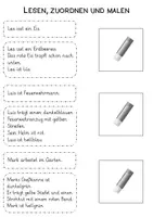 Vorschau - Arbeitsblätter - Chalkys lesen und zuordnen - FREEBIE - Seite 3