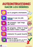 Vista previa - Hojas de trabajo - Autoinstrucciones para el estudio y el aprendizaje - página 1