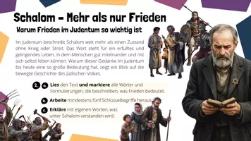Vorschau - Unterrichtsreihen - 5. Schalom – Mehr als nur Friede - Seite 3