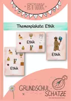Vorschau - Poster - Themenplakate Ethik/ Ethikunterricht - Deckblatt