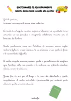 anteprima - Materiale di supporto/inclusione - Questionari CONOSCITIVI e di AGGIORNAMENTO per tutte le classi! - Pagina 1