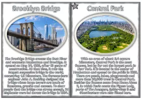 Vorschau - Fördermaterial/Inklusion - Fact Cards - NYC (quiz, worksheet, fact file, presentation, 3-fach differenziert) - Seite 2