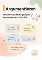 Vorschau - Arbeitsblätter - Argumentierendes Schreiben - Deckblatt