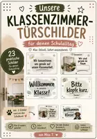 Vorschau - Poster - 23 Türschilder fürs Klassenzimmer | Classroom Management & Klassenorganisation - Deckblatt