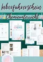 Vorschau - Stundenentwürfe - Chemie Laborführerschein – Arbeitsheft mit Lösungen - Deckblatt
