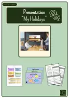 Vorschau - Arbeitsblätter - Englischpräsentation „My Holidays“ - Deckblatt