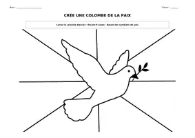 Aperçu - Préparation de séquence / Séquence complète - Art en 30 Minutes - Colombe de la Paix - Page 2